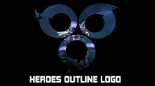 Heroes Logo Outline