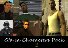 ¡GTA SA Pack 2! part 1 Gta sa characters 1