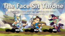 The Face Sit Throne