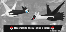 Black & White shiny Latias/Latios mod