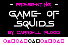 Squid Game Font Over The Arial Stuff