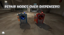 Repair Nodes over Dispensers (with Real Textures!)