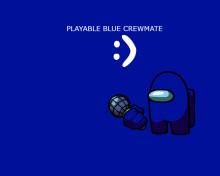 Playable Blue Crewmate