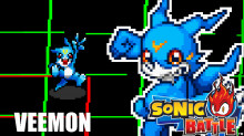 Veemon in Sonic Battle