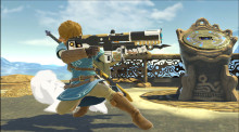Link with a gun