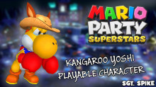 Kangaroo Yoshi (Playable Character)!