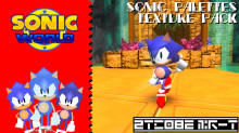 Sonic Palettes Texture Pack for Mania Sonic