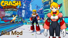 Crash Bandicoot 4 Mega Man X Dive Alia Mod