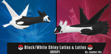 Black & White Shiny Latias/Latios mod (BDSP)