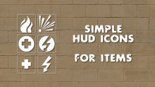 Simple Hud Icons for Items