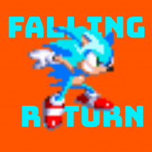 Falling sprite modern Sonic (no script)