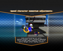 Speed Character Momentum Tweaks