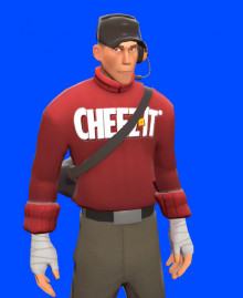Cheez-it sweater
