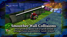 Smoother Wall Collisions