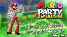Bus Driver Waluigi (Playable Character)!