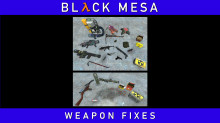 Black Mesa Weapon Fixes