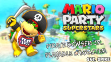 Pirate Bowser Jr. (Playable Character)!