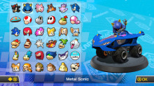 Metal Sonic over Luigi mod