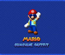 Sunshine outfit for Mario
