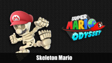 Skeleton Mario