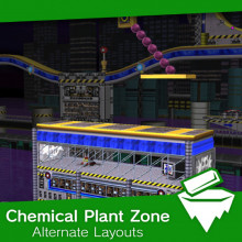 Chemical Plant Zone Alternate Layouts