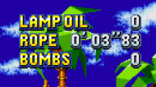 "Lamp Oil Rope Bombs" HUD