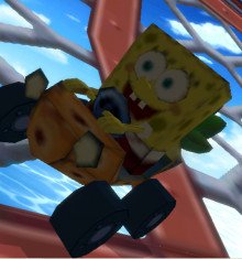 Nicktoons Racing Spongebob But its A Custom Kart