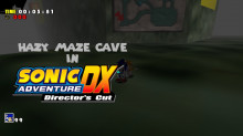 Hazy Maze Cave in Sonic Adventure DX