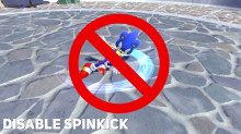 Disable Spinkick