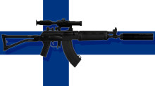 Sako M95 on Modern Warfare AK-47 Animations