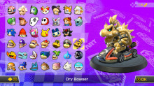 Dry Bowser (Gold) UI(Map icons)