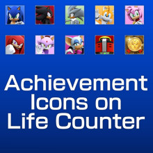 Achievement Icons on Life Counter