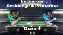 Incineroar Decidueye & Primarina Chara 4 UI Mod