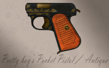 Pretty Boy's Pocket Pistol - Antique FIX