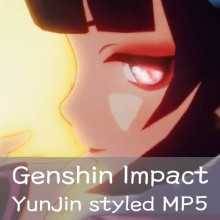 Genshin Impact Yun jin styled MP5