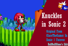 Knuckles In Sonic 1/2 ArtStyle