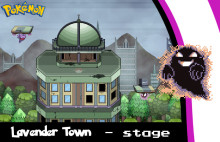 Pokemon R/B/Y - Lavender Town (9.4/CMC+)