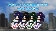 Pnut's Brawlified Smash 2 Sonic (With recolors)