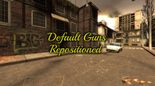 Default Guns Repositioned #Updated