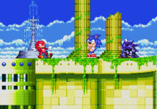 Super neo metal sonic and metal overlord over ddz [Sonic 3 A.I.R.