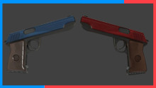 Long Pistol Team Colored