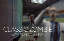 Classic Zombie with run animation