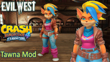 Evil West Crash Bandicoot 4 Tawna Mod