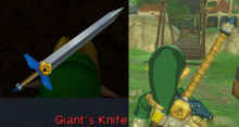 Giant's Knife [Standalone Weapon] [The Legend of Zelda: Breath of