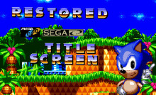 Sonic CD & Knuckles Title Screen [Sonic CD (2011)] [Mods]