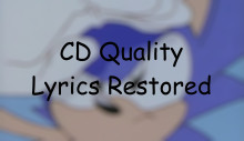 CD Quality Lyrics Restored 2.0