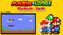 Mario & Luigi & Paper Mario skin (of wii u) - SMB1