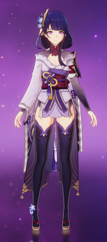 Playable Boss Raiden Shogun Outfit Mod for Genshin Impact | GI Mods