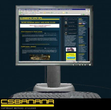 CsBanana Computer Screen
