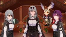 Stelle in mother's clothes + Blade Memi